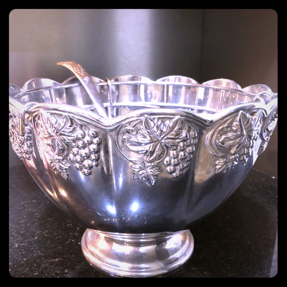 Lenox Pewter wine chill and punch bowl